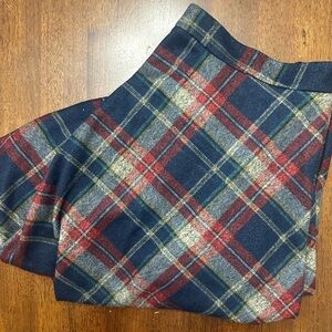 SHEIN Plaid Skirt - Navy, Red, Gray